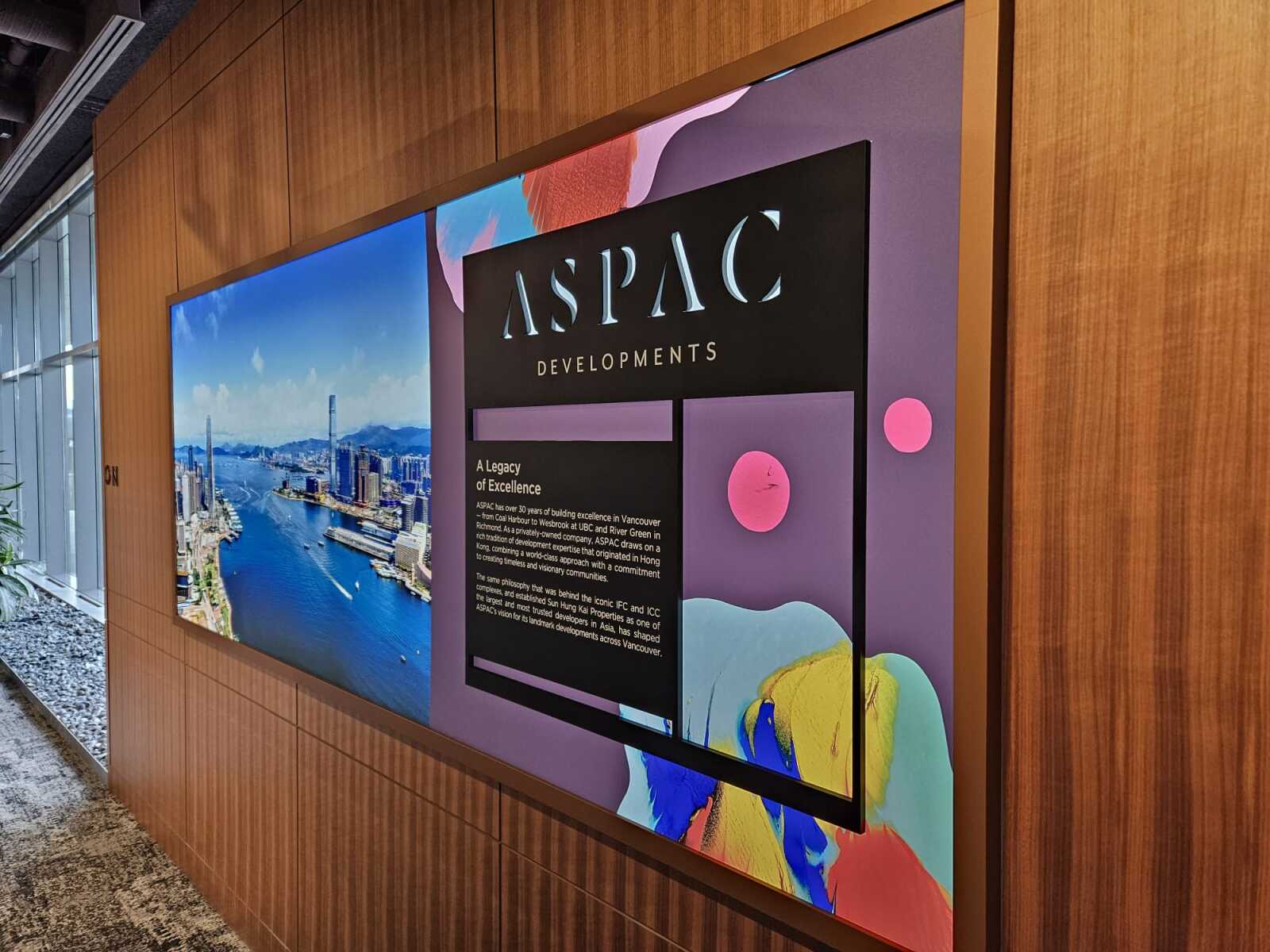 inside of a presentation centre