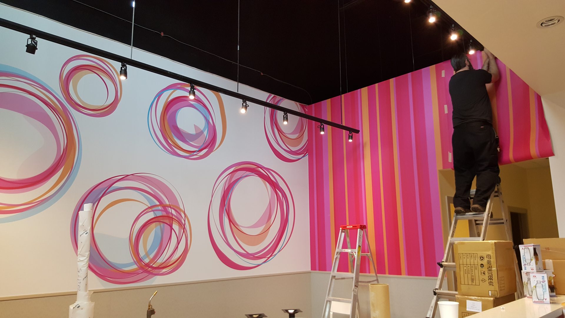 A Burnaby-based milk tea shop getting an update on graphics 